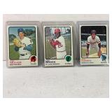 1973 Topps Baseball HOF Lot Seaver, Brock, Carew