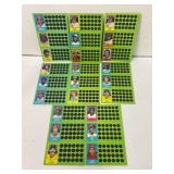 Lot of 1981 Topps Game Cards Unused Bench Rose ,