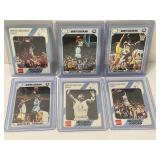 Lot of (6) Michael Jordan North Carolina Basket-