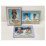 1978, 1979, 1981 VIntage Nolan Ryan Baseball Cards