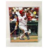 Cincinnati Reds Javier Valentin Autographed Pict