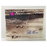 SUPER RARE  Bobby Thompson Autographed Picture W
