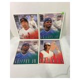 Lot of (4) 1998 Donruss Studio Jumbo Cards (Grif