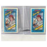 (2) Cincinnati Reds Johnny Bench 1980 Kelloggs