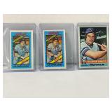 Lot of (4) Kansas City Royals George Brett