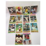Lot of (14) 1976 Topps Baseball Cards All Hall o