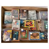 Box Full of Non Sports Trading Cards Marvel, Car