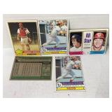 Lot of (6) Johnny Bench 1970