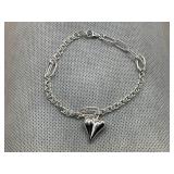 NEW .925 SOLID SILVER ITALIAN 7 INCH HEART