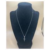 NEW .925 SOLID SILVER ITALIAN CATHOLIC CROSS