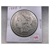 1888 O MORGAN SILVER DOLLAR