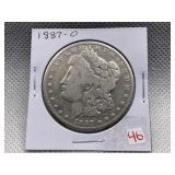1887 O MORGAN SILVER DOLLAR