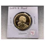 2004 S PROOF SACAGAWEA DOLLAR