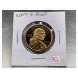 2007 S PROOF SACAGAWEA DOLLAR