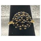 NEW BLACE SINALE .925 GOLD PLATED SOLID SILVER