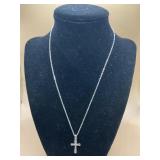 NEW .925 STERLING SILVER MOISSANITE PAVED
