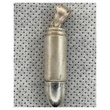 NIB .925 STERLING SOLD SILVER .380 CALIBER BULLET