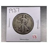 1937 WALKING LIBERTY HALF DOLLAR