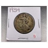 1934 WALKING LIBERTY HALF DOLLAR