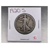 1920 S WALKING LIBERTY HALF DOLLAR