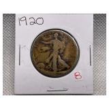1920 WALKING LIBERTY HALF DOLLAR