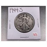 1944 S WALKING LIBERTY HALF DOLLAR