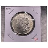 1921 MORGAN SILVER DOLLAR
