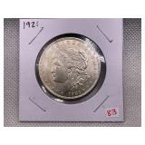 1921 MORGAN SILVER DOLLAR
