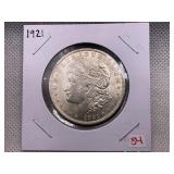 1921 MORGAN SILVER DOLLAR