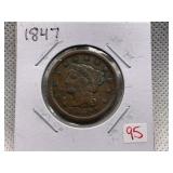 1847 LARGE CENT