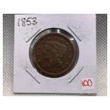 1853 LARGE CENT
