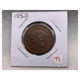 1852 LARGE CENT