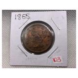 1855 LARGE CENT