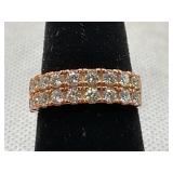 NIB 1.0 CT EUROPEAN MOISSANITE ROSE GOLD