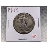 1943 WALKING LIBERTY HALF DOLLAR