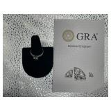 NEW 1 CT BLUE MOISSANITE 18KT GOLD PLATED .925