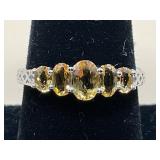 NIB 3.0 TCW NATURAL CITRINE .925 STERLING SILVER