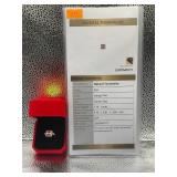 NIB 18KT SOLID ROSE GOLD ART DECO RING W/ 1.14 CT