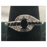NIB .925 SOLID SILVER BLACK OBSIDIAN "GODS EYE