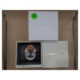 NIB MICHAEL KORS UNISEX BRADSHAW GOLD TONE