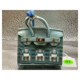 BLUE BIRKIN FAUBOURG? KEYCHAIN / MINI BAG CHARM