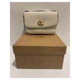 COACH CASSIE 19 CROSS SHOULDER BAG CHALK WHITE