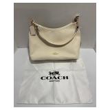 NWT COACH LAUREL IVORY PEBBLED LEATHER