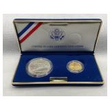 1987 US CONSTITUTION GOLD & SILVER PROOF SET