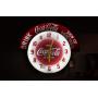 Drink Coca~Cola Neon Clock Lighted Marquee