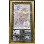 Framed Signed Map of Iwo Jima