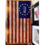 Wooden Flag-Betsy Ross