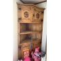Rustic Star Corner Console/Cabinet
