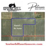Parcel 3 - 80 acres Dry Land Farm Ground