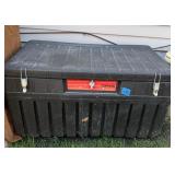 Black Plastic Storage Chest,